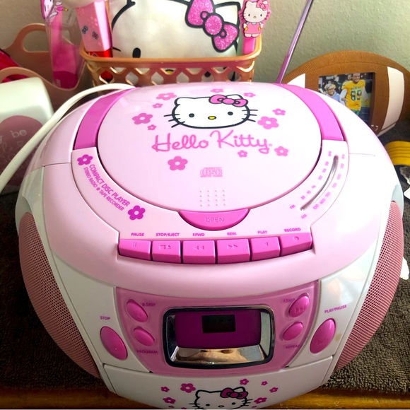 Sanrio Portable Audio & Video Vintage Hello Kitty Stereo Cd Boombox